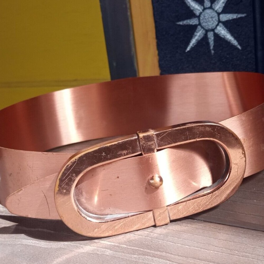 Unique Vintage Renoir Copper Belt - Small